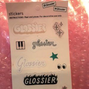 Glossier sticker sheet (old style)